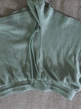 Lightweight Knit Shorts in Sage Green